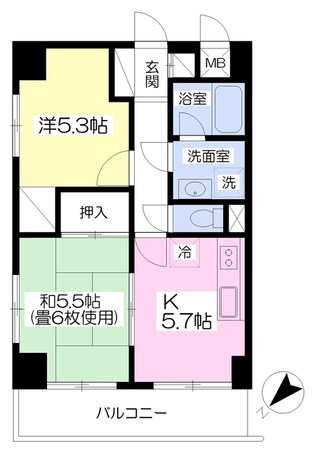 ラフィネ言問の物件間取画像